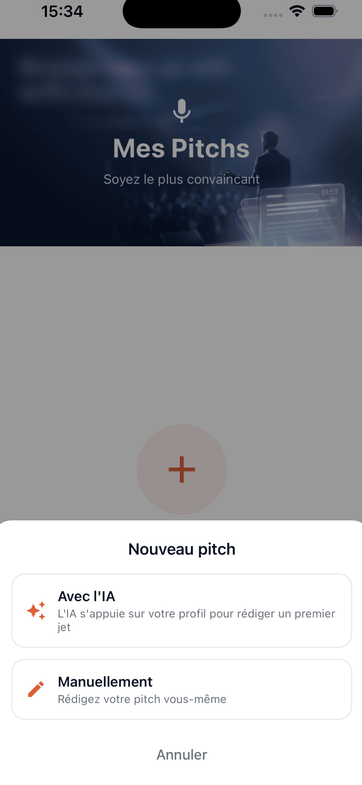 Rédigez ou générez votre pitch